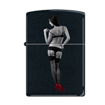 Zippo Red Shoes-One Strap Off