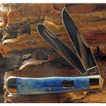 Blue Cloud Smooth Bone Trapper SFO 47780 - Engravable