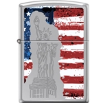 Zippo Statue of Liberty - Flag