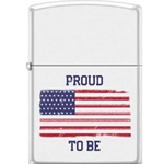 Zippo Proud to be American Flag, CI411251-214