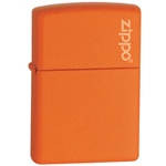 Zippo Plain Orange Matte With Zippo Logo 231ZL