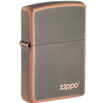 Zippo Rustic Bronze w/ Zippo Logo- 49839zl