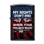 Zippo My Rights Don't End - 55698