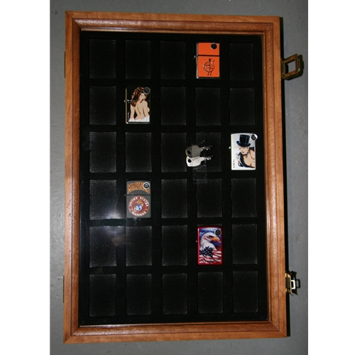 Cherry Zippo Display Case
