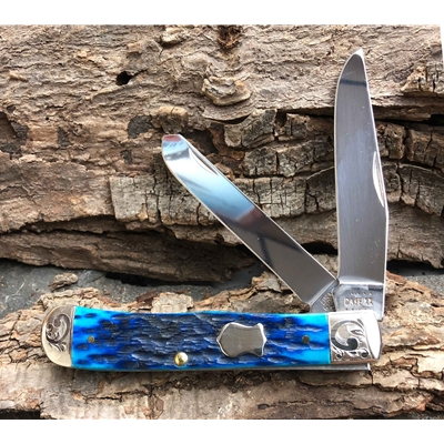 Caribbean Blue Bone Trapper SFO with Scrolled Bolsters and