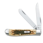 Amber Bone Mini Trapper 013 - Engravable