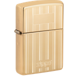 Zippo Hi Polish Brass Vertical Engraving 46011