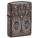 Zippo Deep Carve, Armor Black Ice, Crystals - 46753
