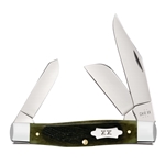 Case Olive Green Bone Large Stockman 39232 - Engravable