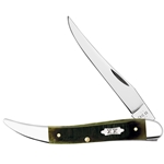 Case Olive Green Bone Medium Texas Toothpick 39235 - Engravable