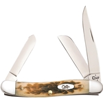 Amber Bone Medium Stockman 042 - Engravable