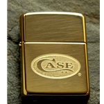 Case Solid Brass Heavy Walled Armor Lighter 69644
