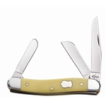 Yellow Handle Medium Stockman CV 32522 - Engravable