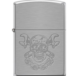 Zippo Skull With Wrenches 30109