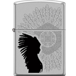 Zippo Indian w/ Sunburst