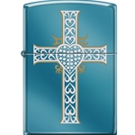 Zippo Sapphire Cross 12778