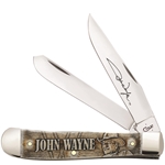 John Wayne Natural Bone Trapper 10699 - Engravable