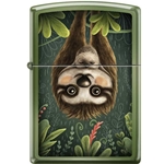 Zippo Sloth Green Matte 21656