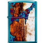 Zippo Blue Ice Patina 13456