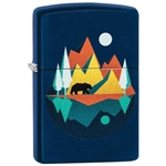 Zippo Geometric Bear and Mountains 22319