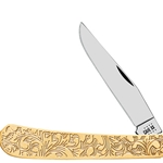 Brushed Brass Filigree Trapper Canvas Series 10947 - Engravable
