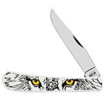 Wolf Eyes Trapper Canvas Series 10962 - Engravable