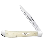 Smooth Natural Bone Slimline Trapper First Production Run 93312 - Engravable