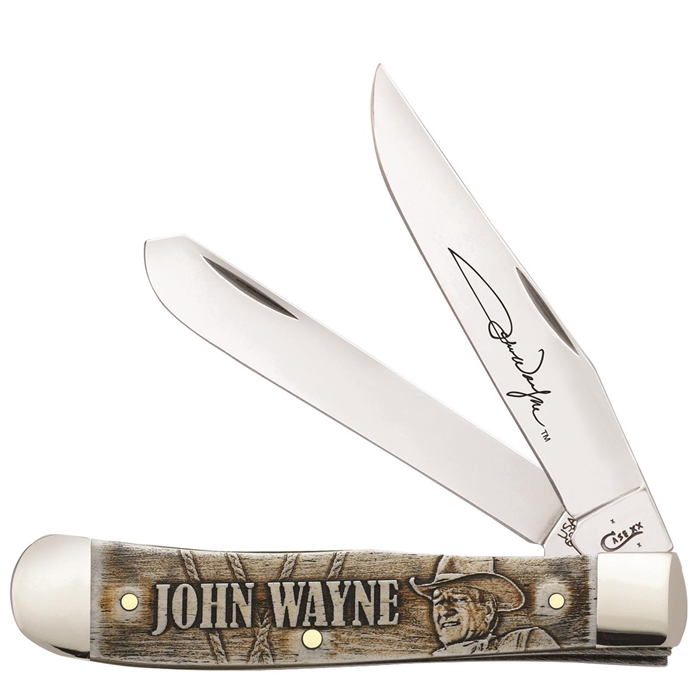 John Wayne Natural Bone Trapper 10699 - Engravable