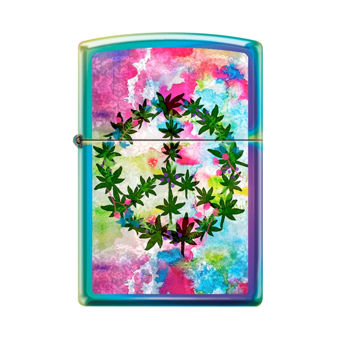 Zippo Peace Pot Leaf 07234