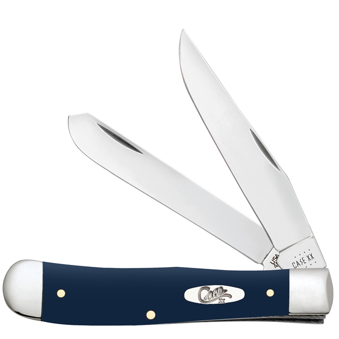 Blue Synthetic Trapper 23610- Engravable
